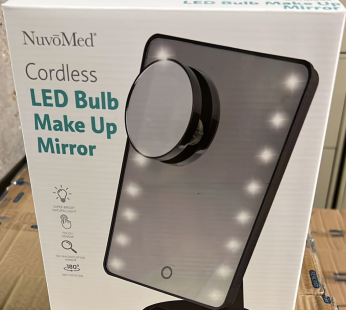 NuvoMed Cordless LED Bulb Make Up Mirror